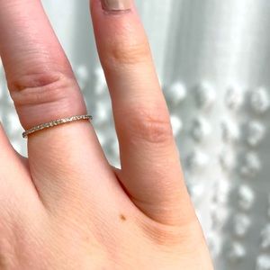 10k Rose Gold wedding band/ stack ring
